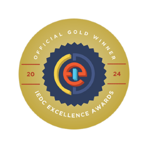 International Economic Development Council Gold Excellence Award Badge 2024