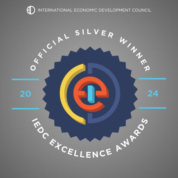 International Economic Development Association Silver Award Logo, 2024